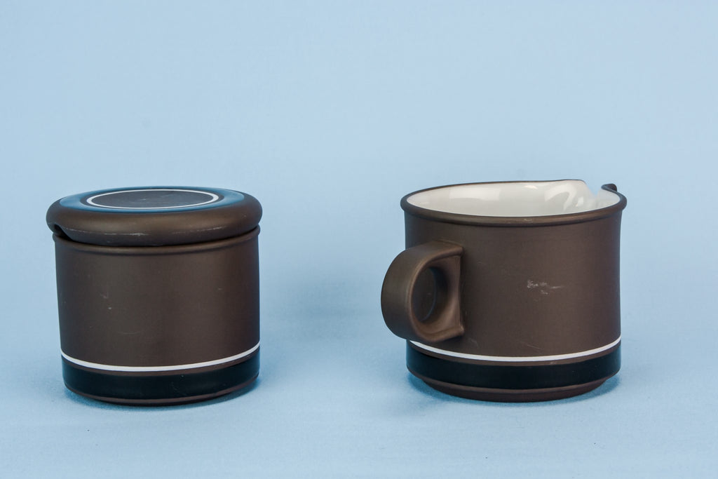 Hornsea sugar bowl & creamer