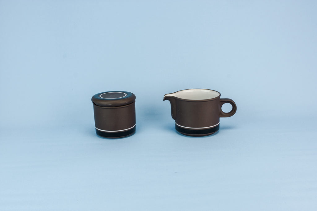 Hornsea sugar bowl & creamer