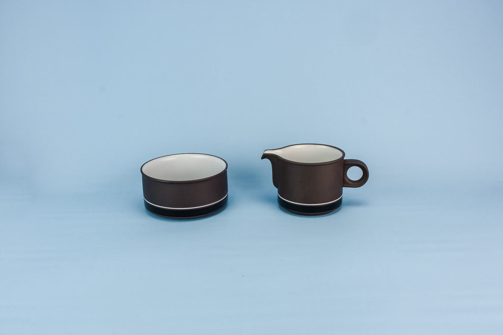 Sugar bowl and creamer set