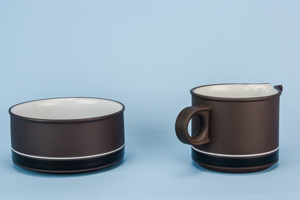 Sugar bowl and creamer set