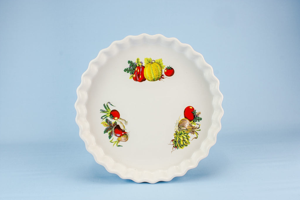 Retro pottery serving bowl