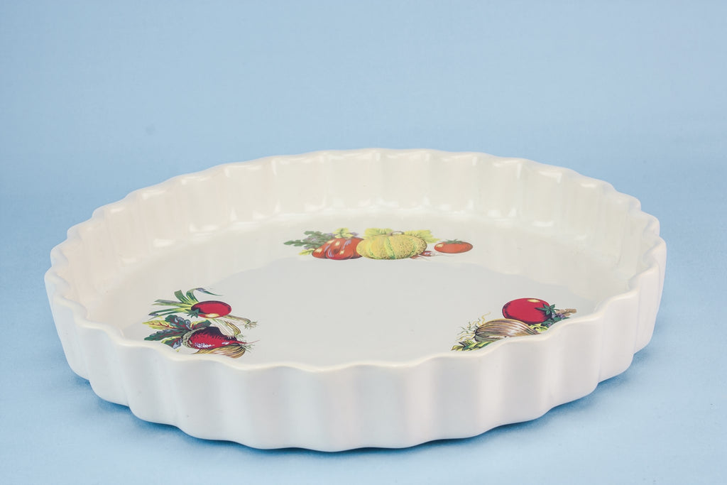 Retro pottery serving bowl