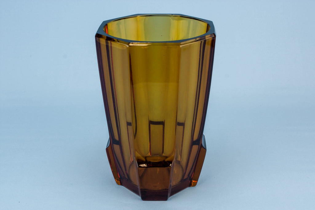 Glass Art Deco vase