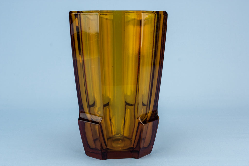 Glass Art Deco vase