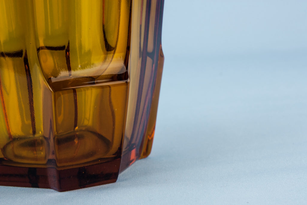 Glass Art Deco vase