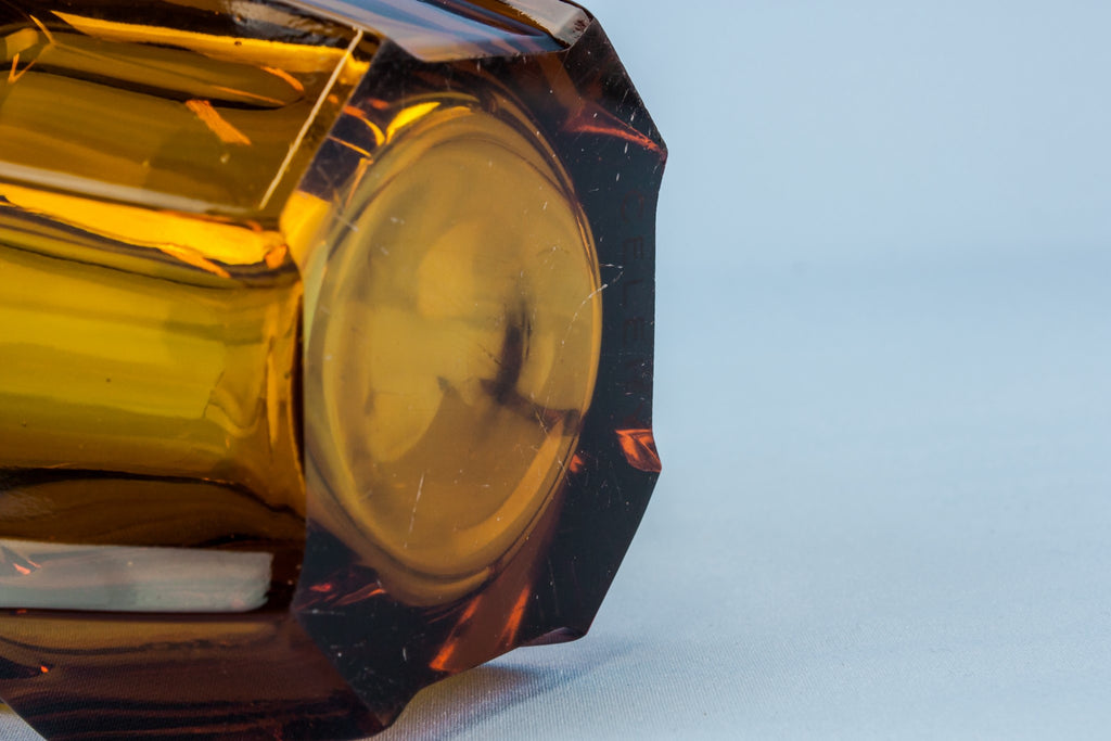 Glass Art Deco vase