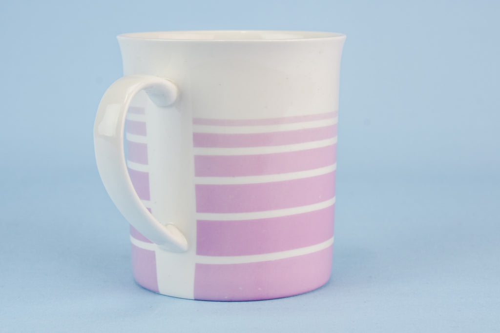 Pink bone china teacup