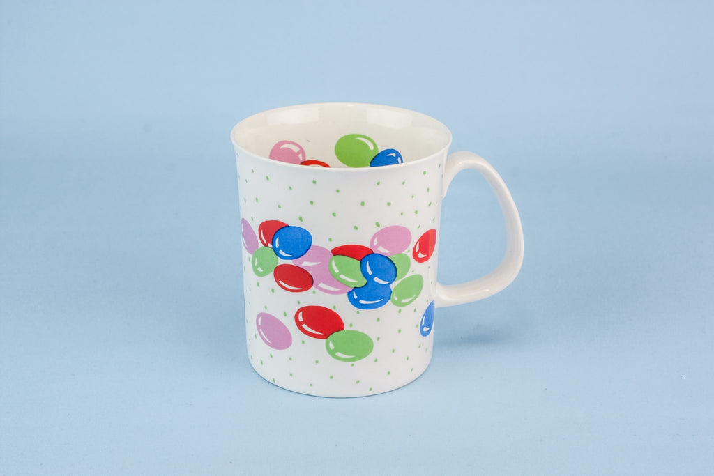 Festive bone china teacup