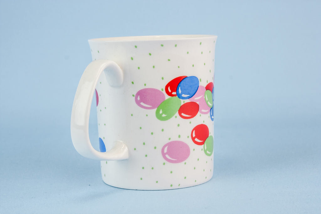 Festive bone china teacup