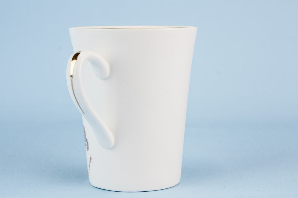 Daffodils bone china teacup