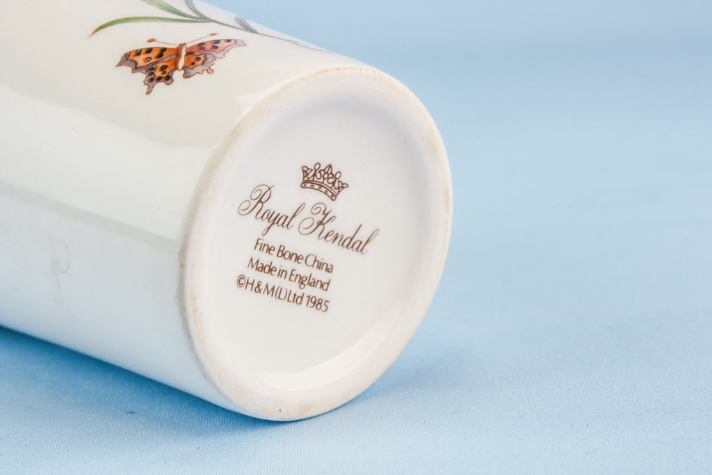 Bone china floral mug