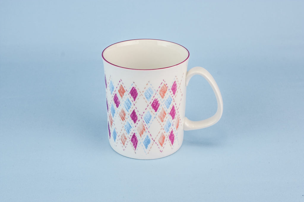Bone china retro mug