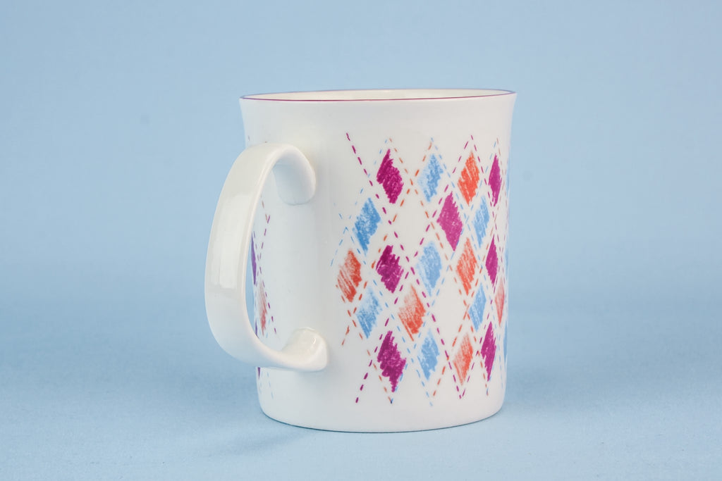 Bone china retro mug