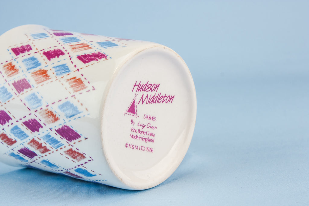 Bone china retro mug