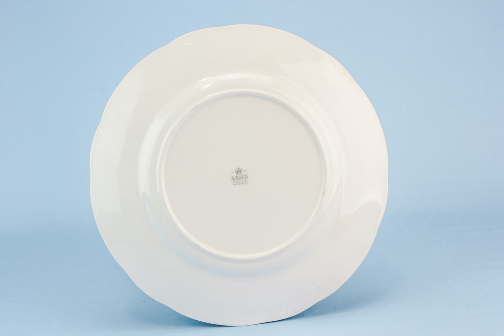 3 retro bone china plates