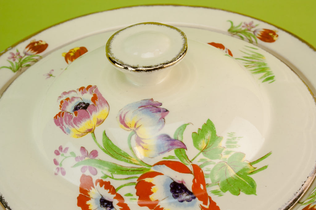 Art Deco tulips tureen
