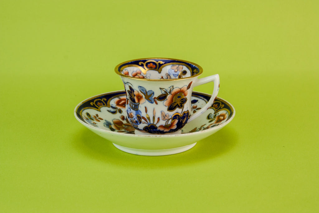 Floral coffee cup & saucer
