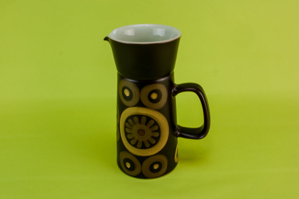 Brown pottery jug