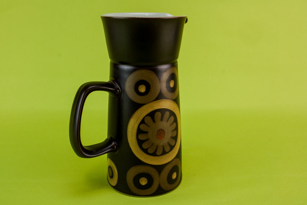 Brown pottery jug