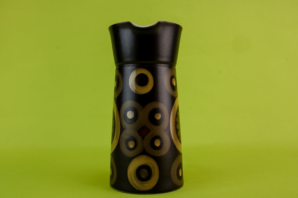 Brown pottery jug