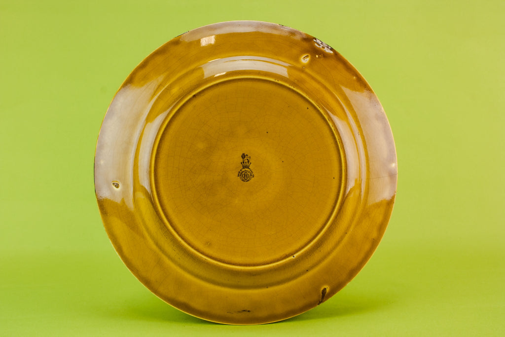 Art Deco pottery cake plate