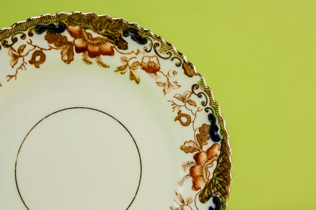 8 Edwardian bone china plates