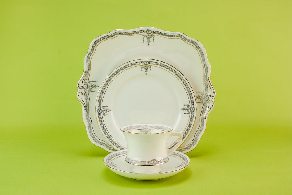 Bone china tea set for four