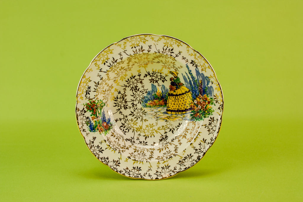 6 Art Deco dessert bowls