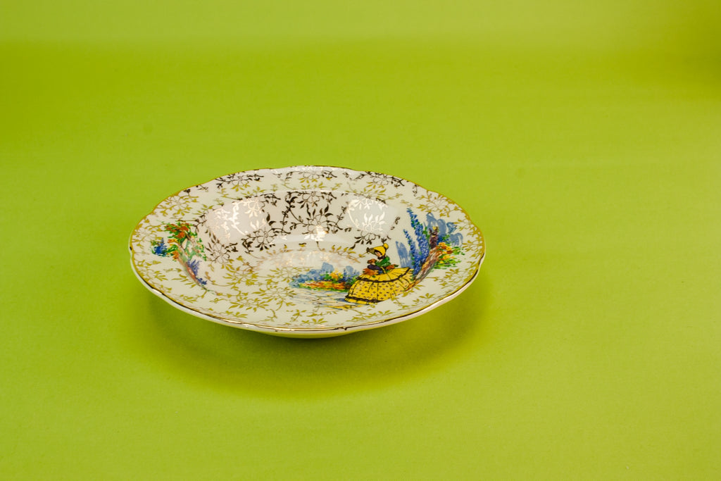 6 Art Deco dessert bowls
