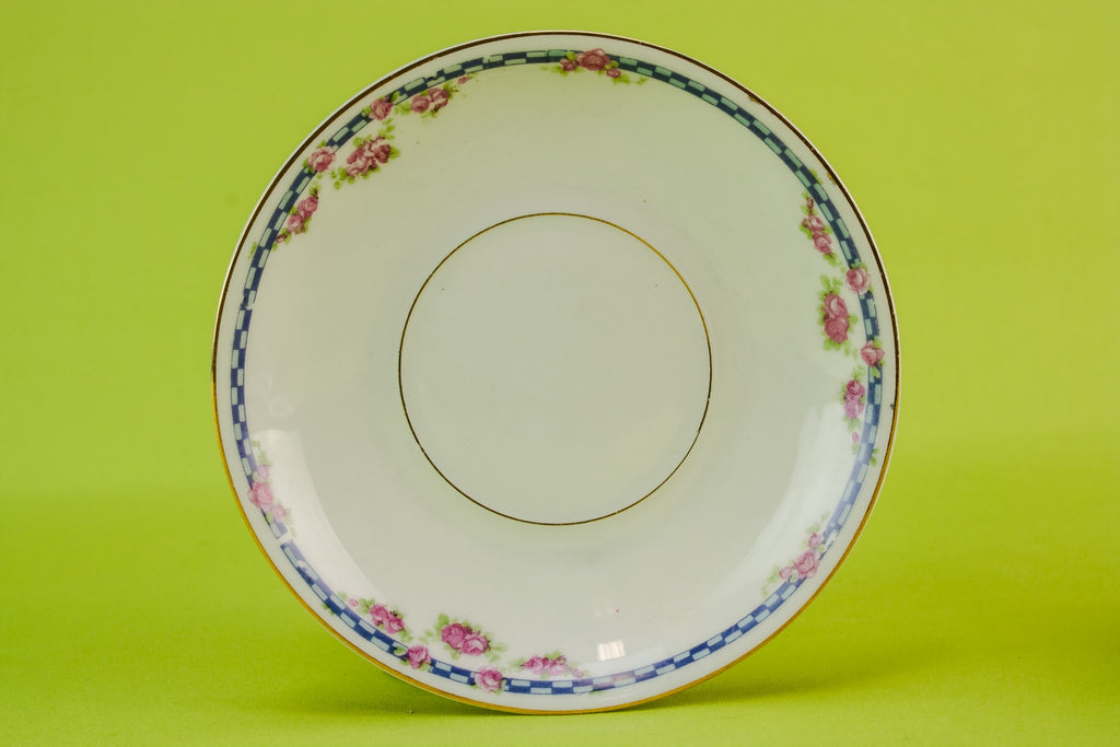 6 Edwardian bone china plates