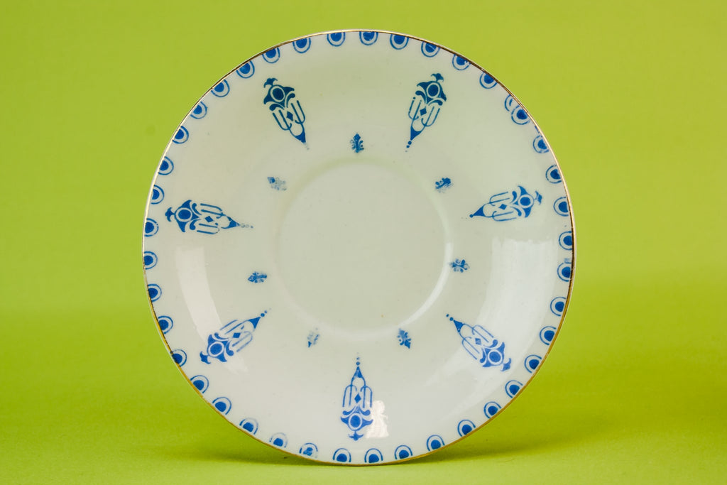6 Edwardian bone china plates