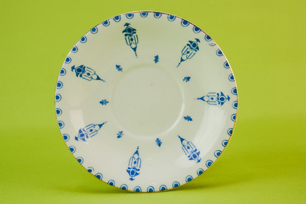 6 Edwardian bone china plates