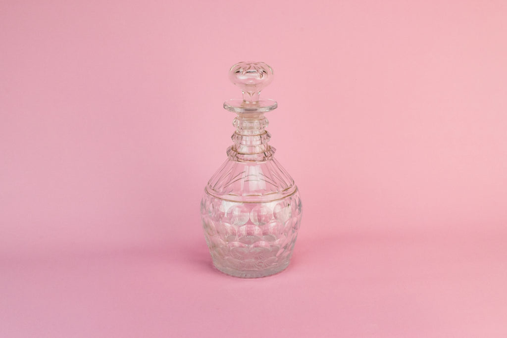 Cut glass port decanter