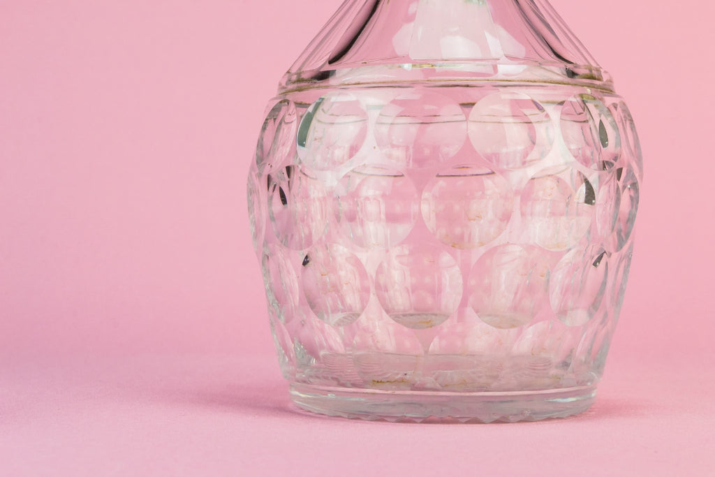 Cut glass port decanter