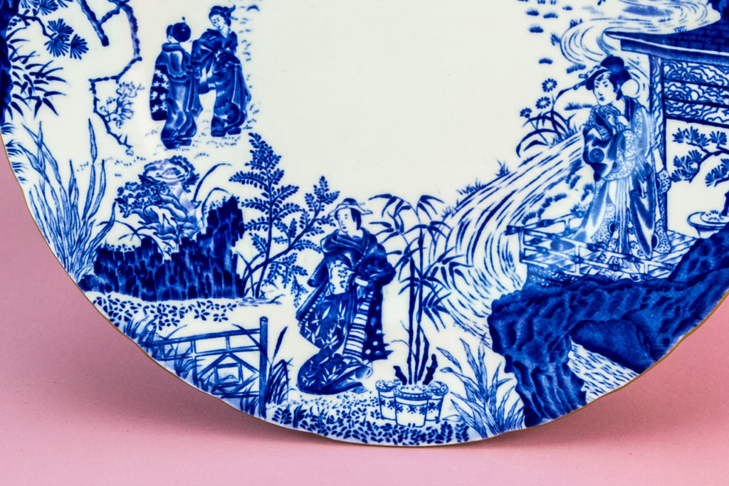 4 Crown Derby dinner plates