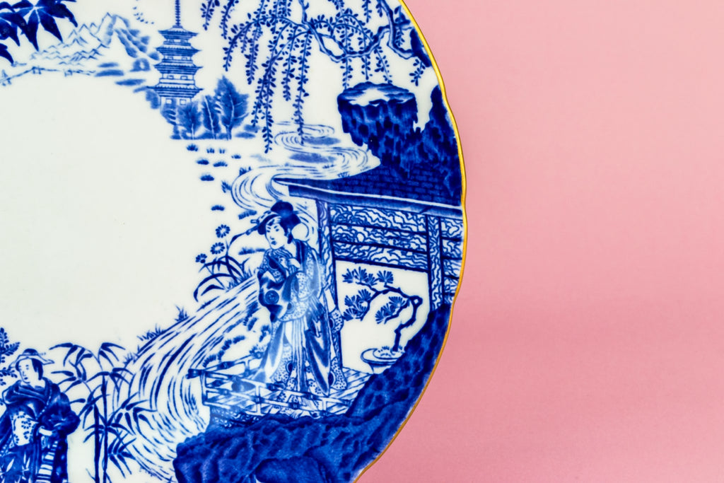 4 Crown Derby dinner plates