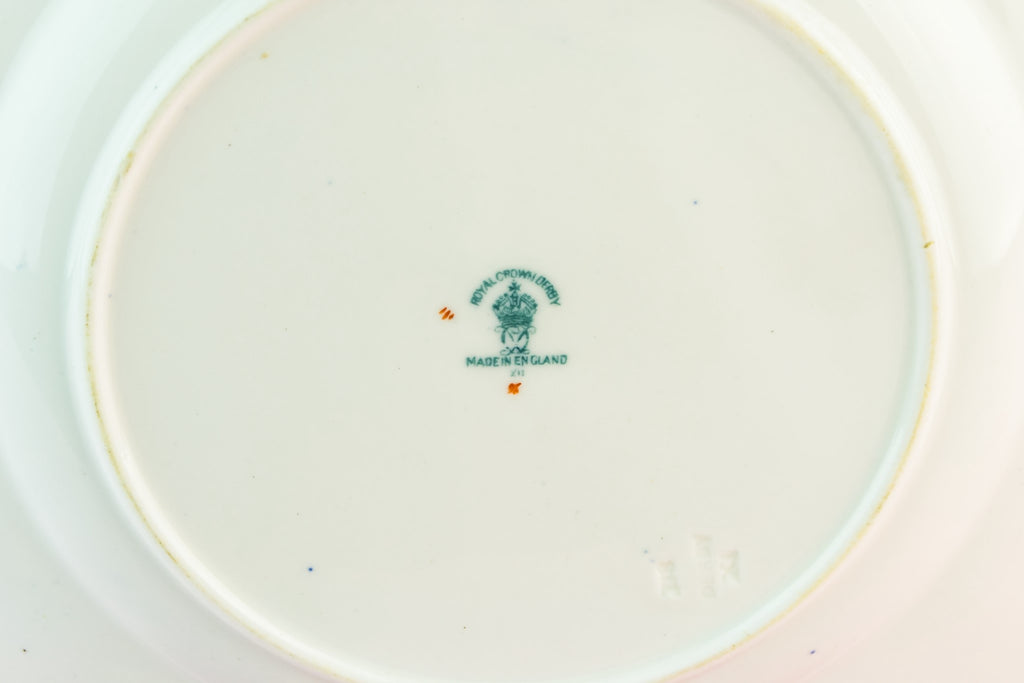 Blue and white serving dish