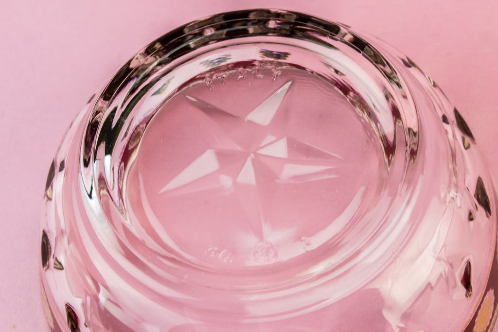 5 glass dessert bowls
