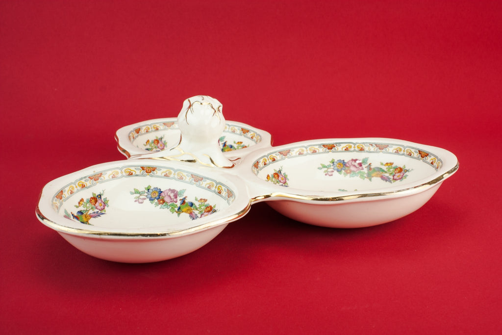 Art Deco pottery serving dish