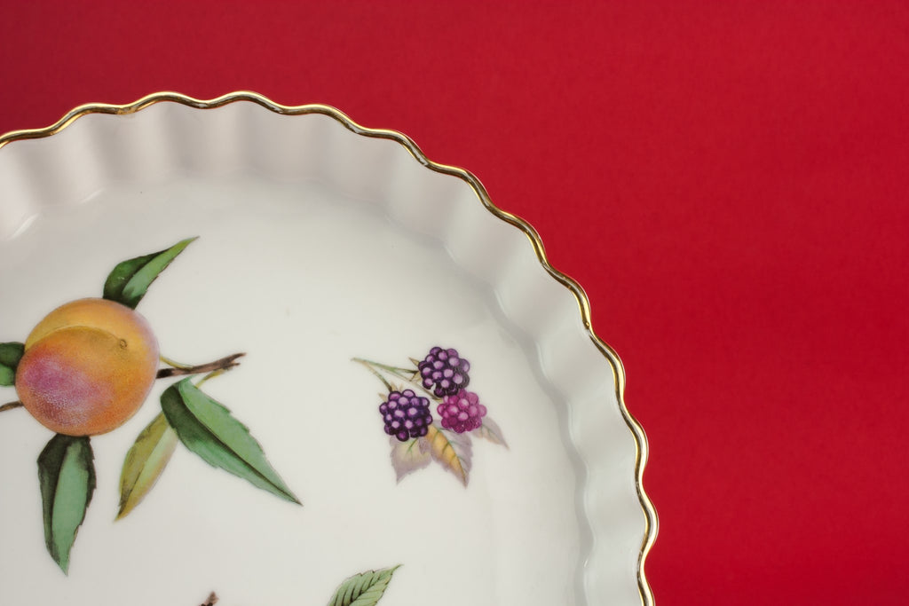 Retro bone china serving dish