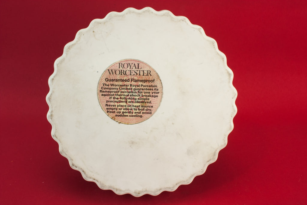 Retro bone china serving dish
