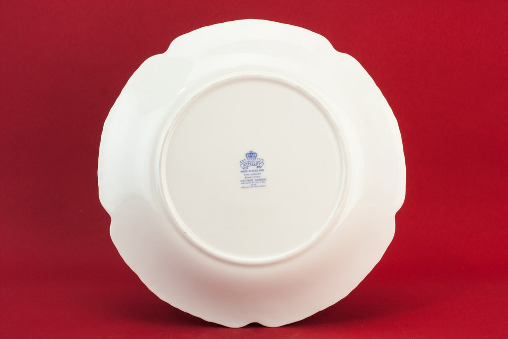 Retro bone china serving bowl