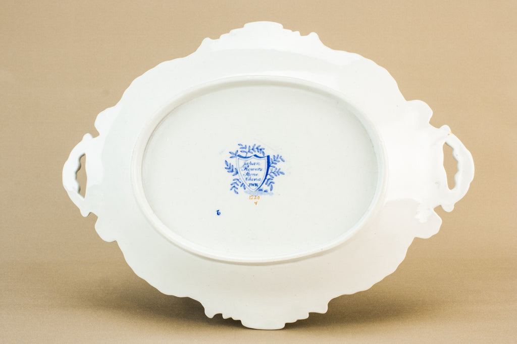 Victorian pottery serving dish
