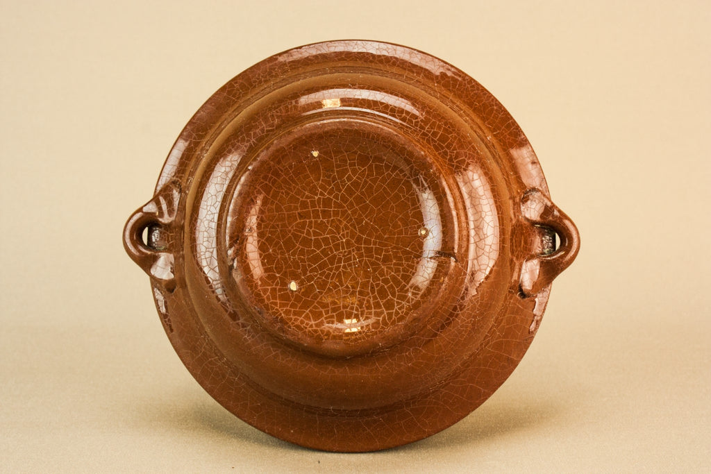 Pottery butter dish