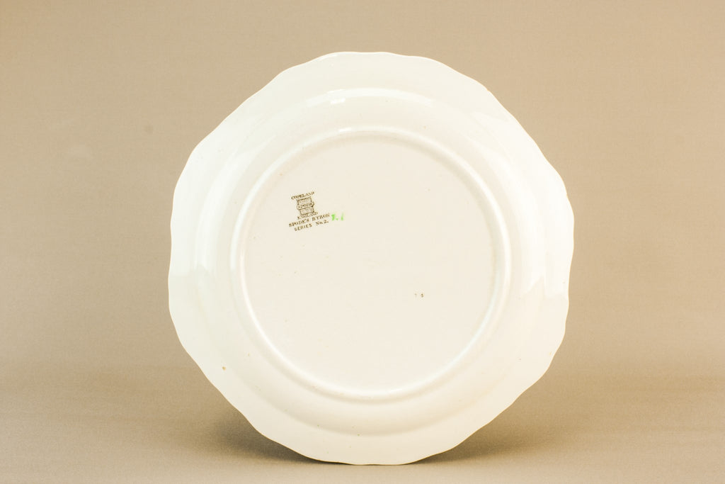 Copeland pottery cake plate