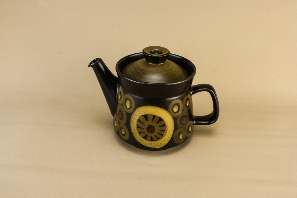 Large pottery teapot