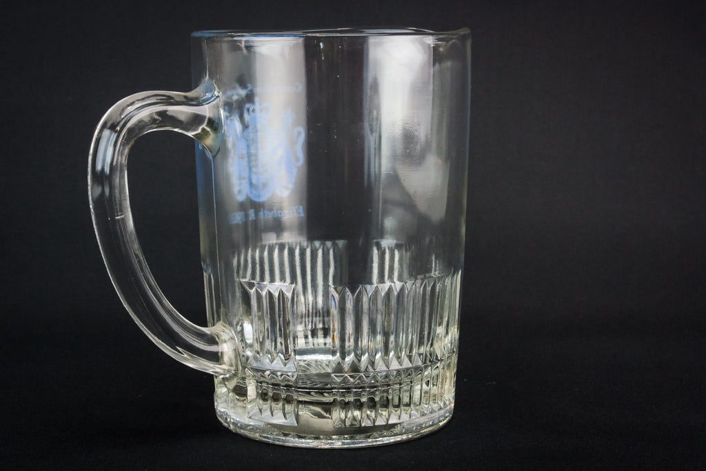 Coronation glass jug