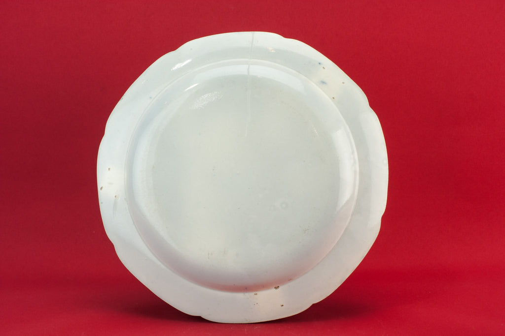 Blue and white serving dish