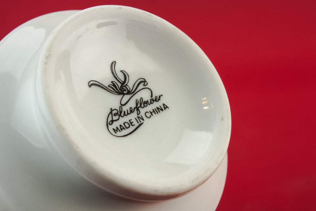Porcelain tea set for five