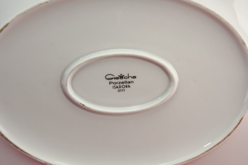 Retro porcelain platter